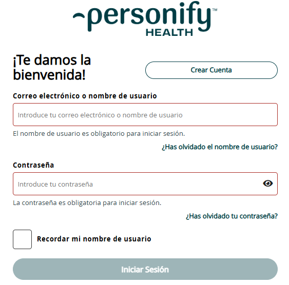 ¿Cómo iniciar sesión en la cuenta de Personify Health a través del ...